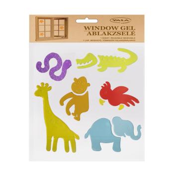 GÉL NA OKNO AFRICKÉ ZVIERATÁ