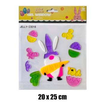 GÉL NA OKNO S KRÁLIČOU MRKVOU A KURČAŤOM