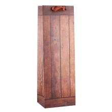 PAPIEROVÉ VRECKÁ NA VÍNO, MATNÉ, DOSKOVÉ, HNEDÉ