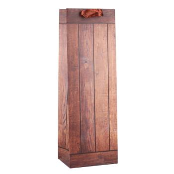 PAPIEROVÉ VRECKÁ NA VÍNO, MATNÉ, DOSKOVÉ, HNEDÉ