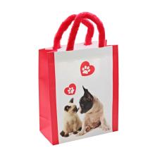 PAPIEROVÉ TAŠKY S MATNÝMI PLYŠOVÝMI UŠAMI, VZOR SIAMSKÝCH MAČIEK