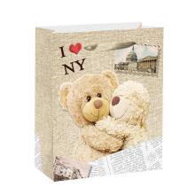 PAPIEROVÉ TAŠKY MATNÉ PLYŠOVÉ MEDVEDE