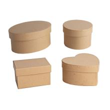 SADA PAPIEROVÝCH KRABÍC, 4 RÔZNE DRUHY, PRÍRODNÉ