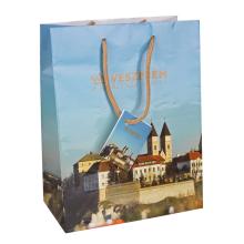 PAPIEROVÁ TAŠKA S JASNÝM, VESZPRÉMOVÝM VZOROM