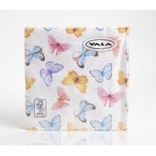 PAPIEROVÉ OBRÚSKY 20 KUSOV FAREBNÝCH MOTÝĽOV