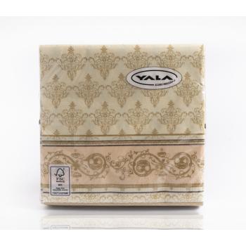 PAPIEROVÉ OBRÚSKY 20 KUSOV 3-VRSTVOVÝ KRÉMOVÝ VZOR