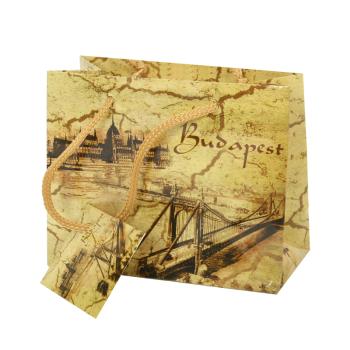 PAPIEROVÉ TAŠKY S MATNÝM, STAROŽITNÝM VZOROM "BUDAPEST"