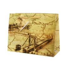 PAPIEROVÉ TAŠKY S MATNÝM, STAROŽITNÝM VZOROM "BUDAPEST"