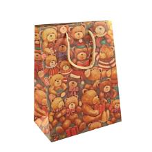 PAPIEROVÉ TAŠKY KRAFT, POTLAČ MEDVEDÍKA