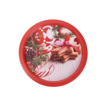 KOVOVÝ PODNOS VIANOČNÝ MIX