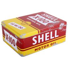 KOVOVÁ TEHLOVÁ ŠKATUĽA "SHELL"