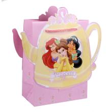 DISNEY PAPIEROVÉ TAŠKY, V TVARE ČAJNÍKA, PRINCEZNÉ