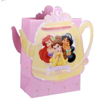 DISNEY PAPIEROVÉ TAŠKY, V TVARE ČAJNÍKA, PRINCEZNÉ