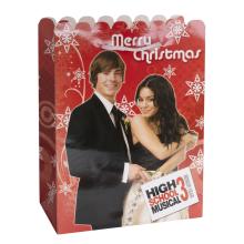 DISNEY PAPIEROVÉ TAŠKY HIGH SCHOOL MUSICAL 3 "MERRY CHRISTMAS", ČERVENÉ