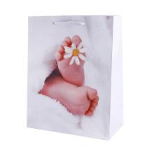 PAPIEROVÉ VRECKÁ, LESKLÉ, S DETSKÝM KVETOM