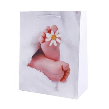 PAPIEROVÉ VRECKÁ, LESKLÉ, S DETSKÝM KVETOM