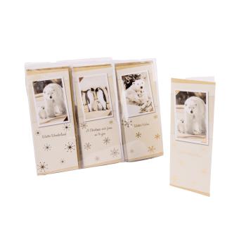 SADA POHĽADNÍC, 16 KUSOV, VIANOČNÁ ZIMA