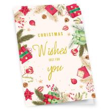 POHĽADNICA, "CHRISTMAS WISHES JUST FOR YOU", DARČEKY