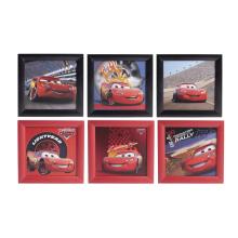 DISNEY MDF NÁLEPKA NA STENU, AUTÁ