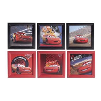 DISNEY MDF NÁLEPKA NA STENU, AUTÁ