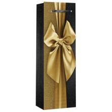 PAPIEROVÉ TAŠKY S VÍNNOU PODLOŽKOU, ZLATOU A ČIERNOU MAŠĽOU