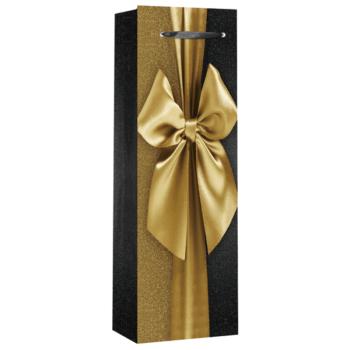 PAPIEROVÉ TAŠKY S VÍNNOU PODLOŽKOU, ZLATOU A ČIERNOU MAŠĽOU