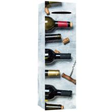 PAPIEROVÉ VRECKÁ S PODLOŽKOU NA VÍNO, FĽAŠE