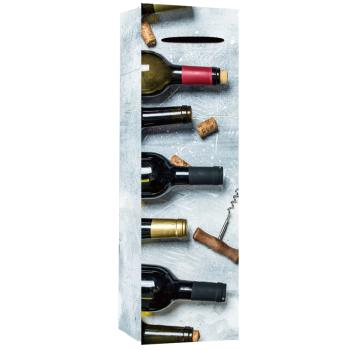 PAPIEROVÉ VRECKÁ S PODLOŽKOU NA VÍNO, FĽAŠE