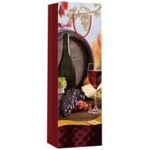 PAPIEROVÉ VRECKO NA VÍNO, PODLOŽKA, SUD PRED VÍNOM, HROZNO, POHÁR VÍNA