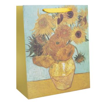 PAPIEROVÉ TAŠKY MATNÉ SLNEČNICE 26X32