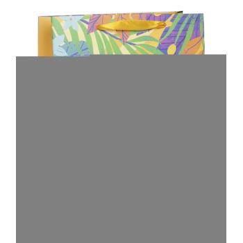 PAPIEROVÝ SÁČOK MATNÝ ŠŤASTNÝ NARODENINOVÝ LIST 18X23