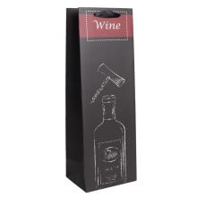 PAPIEROVÁ TAŠKA NA VÍNO MATNÁ 12X36