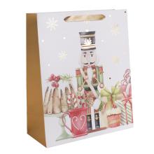 PAPIEROVÉ TAŠKY S MATNOU, ZLATOU LESKLOU POTLAČOU, LUSKÁČIKOM A DARČEKMI