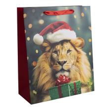 PAPIEROVÁ TAŠKA S PODLOŽKOU, DARČEK PRE LEVA, SANTOVSKÁ ČIAPKA