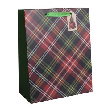 PAPIEROVÉ TAŠKY, MATNÉ, KOCKOVANÉ