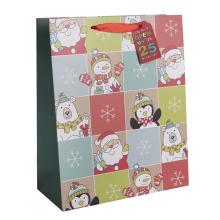 PAPIEROVÉ VRECKÁ S PODLOŽKOU, KARTIČKA, "DO NOT OPEN UNTIL 25 DECEMBER", VIANOČNÉ FIGÚRKY