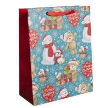 PAPIEROVÉ TAŠKY S PODLOŽKOU, ZVIERATKÁ V SANTOVSKÝCH ČIAPKACH, BALÓNIKY, " MERRY CHRISTMAS"