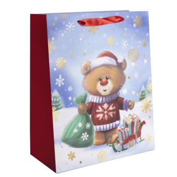 PAPIEROVÉ TAŠKY S MATNÝMI, MEDVEDÍMI DARČEKMI