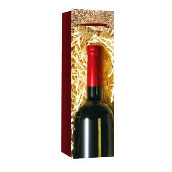 PAPIEROVÉ VRECKÁ NA VÍNO, MATNÉ, SKLENENÉ VÍNO, SLAMKA