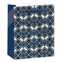 PAPIEROVÉ TAŠKY MATNÉ, ZLATÉ S LESKLOU POTLAČOU, MODRÉ, BIELE, ZLATÁ MOZAIKA