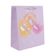 PAPIEROVÉ TAŠKY MATNÉ, HOLOGRAFICKÉ ZLATÉ S LESKLOU POTLAČOU, PÚPAVY