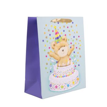 PAPIEROVÉ TAŠKY MATNÉ, MEDVEĎ V TORTE, KONFETY, PARTY