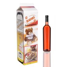 PAPIEROVÁ KRABICA NA NÁPOJE V TVARE KRABICE OD MLIEKA S NÁPISOM "GABONAPEHELY"