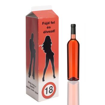 PAPIEROVÝ KARTÓN NA NÁPOJE, TVAR KARTÓNU NA MLIEKO, ETIKETA "FÚJD FEL ÉS ÉLVEZD"