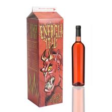 PAPIEROVÝ NÁPOJOVÝ KARTÓN, TVAR KARTÓNU NA MLIEKO, ETIKETA "ENERGIA ITAL"