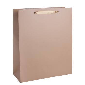 PAPIEROVÉ TAŠKY, MATNÉ, S UŠKAMI ZO STUHY, "COPPER MOON"