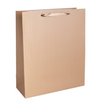 PAPIEROVÉ VRECKÁ, MATNÉ, SO STUHOU, PRUHOVANÉ, "BAKELITE GOLD"