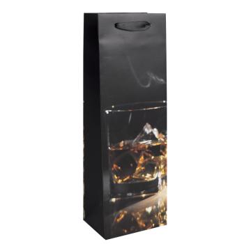 PAPIEROVÉ VRECKO NA VÍNO, WHISKY+ĽAD