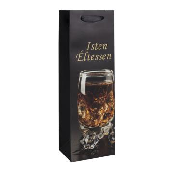 PAPIEROVÉ TAŠKY S NÁPISOM " ISTEN ÉLTESSEN ", PODLOŽKA POD VÍNO, WHISKY