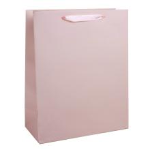 PAPIEROVÉ TAŠKY V MATNEJ, BLEDEJ BROSKYŇOVEJ FARBE